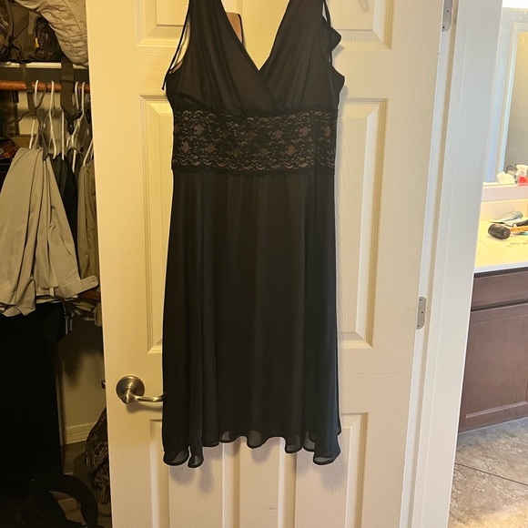 Dress Barn Black Dress, perfect for formal night on a cruise. Size 12. - Picture 2 of 5